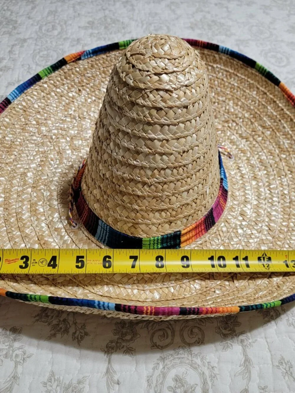 Straw Sombrero Costume Party Decor